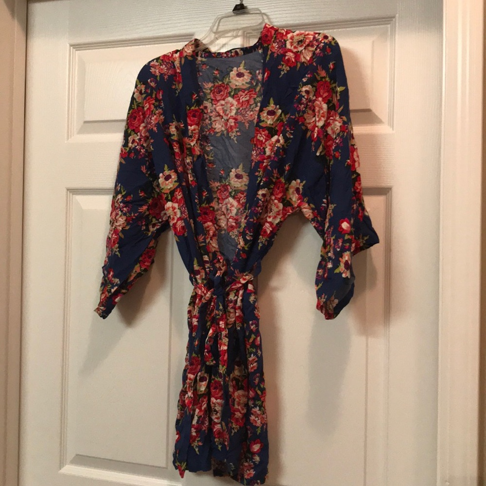 Bridal Robe... Kimono (floral)